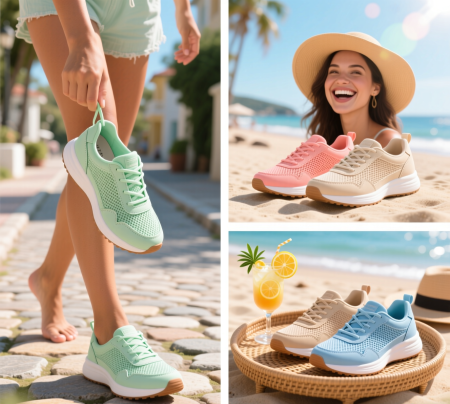 Comfortabele damessneakers, voor een zomer vol plezier!