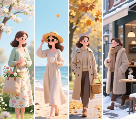 Ieder seizoen een garderobe update…