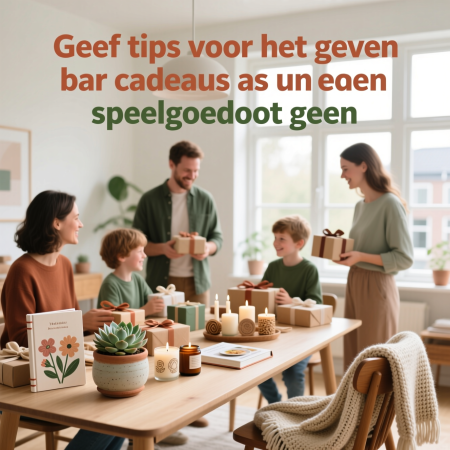 Cadeautips voor als je geen speelgoed wilt geven.