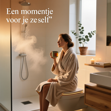 Me-time inplannen, in een mooie badkamer of op het toilet!