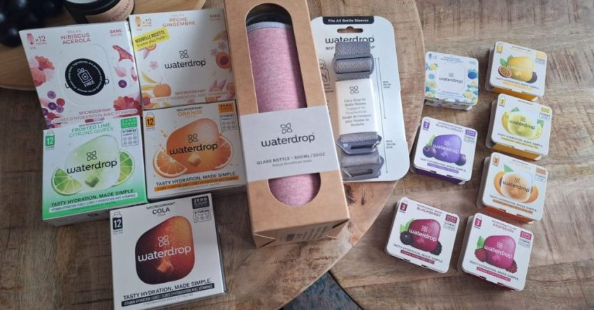 Waterdrop, water met een smaakje