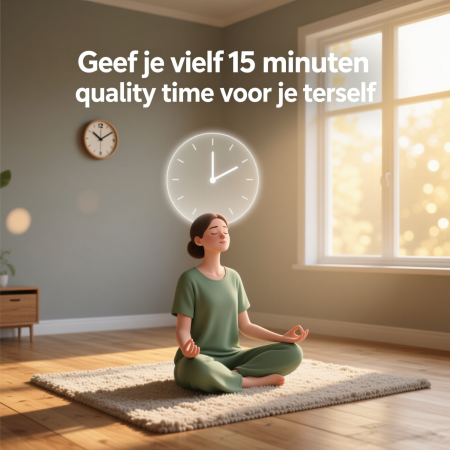In een kwartiertje een beetje quality time voor jezelf.