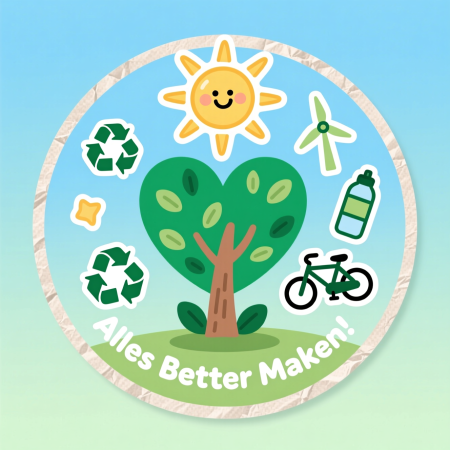 Met leuke duurzame stickers kan je alles mooier maken!