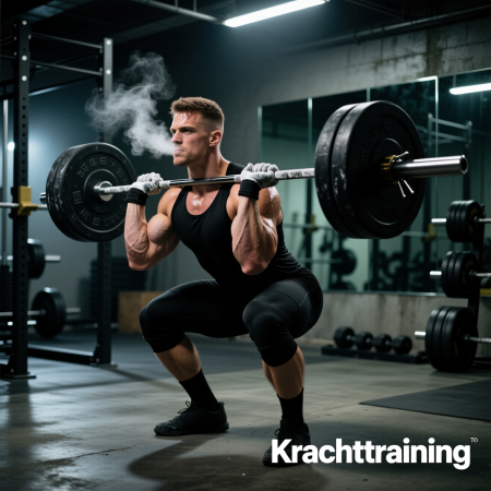 Fitness met gewichten voor krachtopbouw